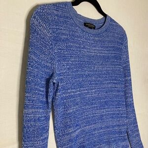 Banana Republic Women's Cotton Long Sleeve Sweater Blue Size L